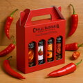 Chilli omáčky Darčekové Balenie Červené 4x 100 ml