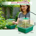 GROW BOX (2x12) s 2xLED, 2x 12-miestny box + 30 semiačok chilli