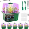 GROW BOX (2x12) s 2xLED, 2x 12-miestny box + 30 semiačok chilli