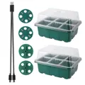 GROW BOX (2x6) s 2x LED, 2x 6-miestny box + 20 semiačok chilli