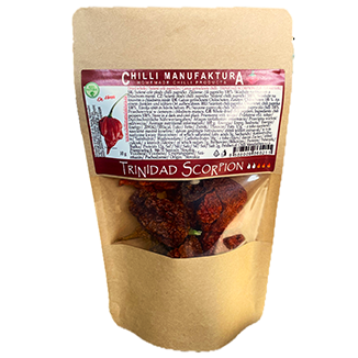 Papričky sušené celé Trinidad Scorpion 10g 