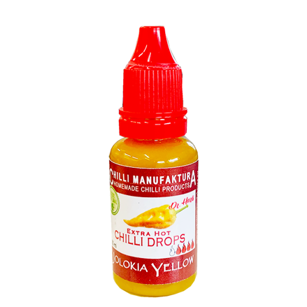 CHILLI DROPS 20ml Jolokia Yellow CHILLI DROPS 20ml Jolokia Yellow