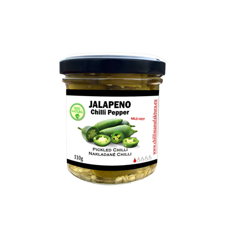 Nakladané zelené Jalapeno, krájané 110g