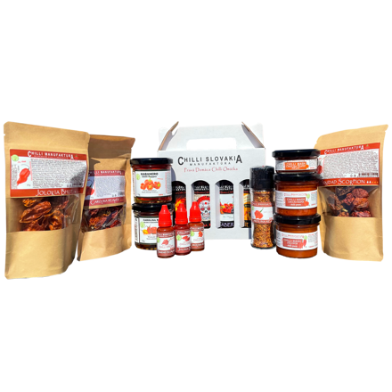 EXTRA HOT výhodný chilli set 16-dielny