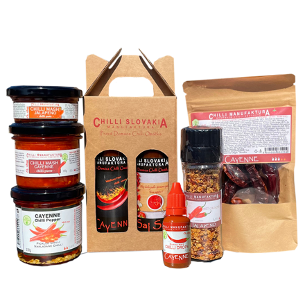 MEDIUM HOT Duo výhodný chilli set  8-dielny