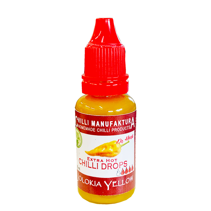 CHILLI DROPS 20ml Jolokia Yellow CHILLI DROPS 20ml Jolokia Yellow