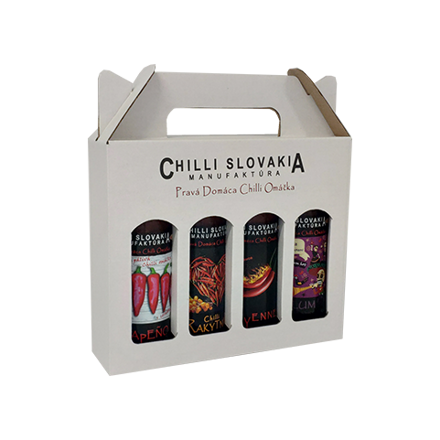 Chilli omáčky Darčekové Balenie biele 4x100 ml