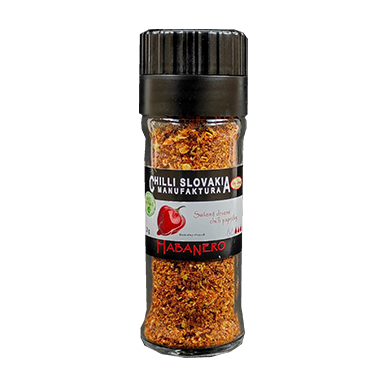 Mlynček drvené chilli Habanero 20g