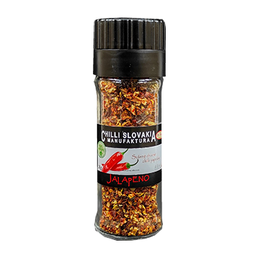 Mlynček drvené chilli Jalapeno 20g