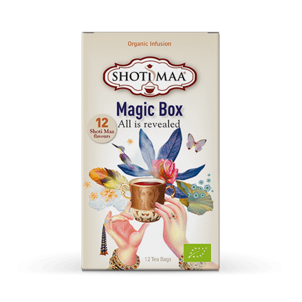 Magic Box – Všetko je odhalené kolekcia čajov na 7 čakier a 5 prvkov 12x2g Nálevové vrecká