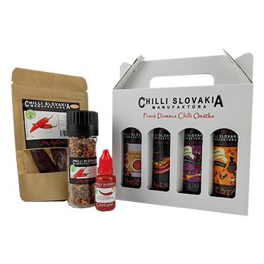 MEDIUM HOT výhodný chilli set  7-dielny