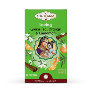 Loving - Zelený čaj, pomaranč a škorica  - čaj pre 4. čakru 